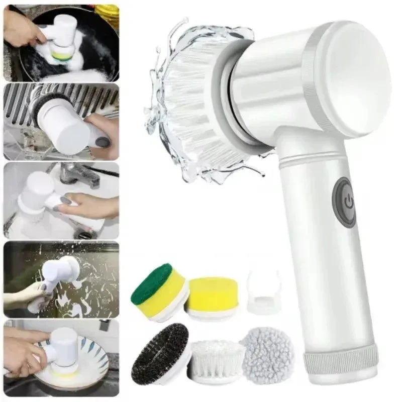 Electric Spin Scrubber Cleaning Brush