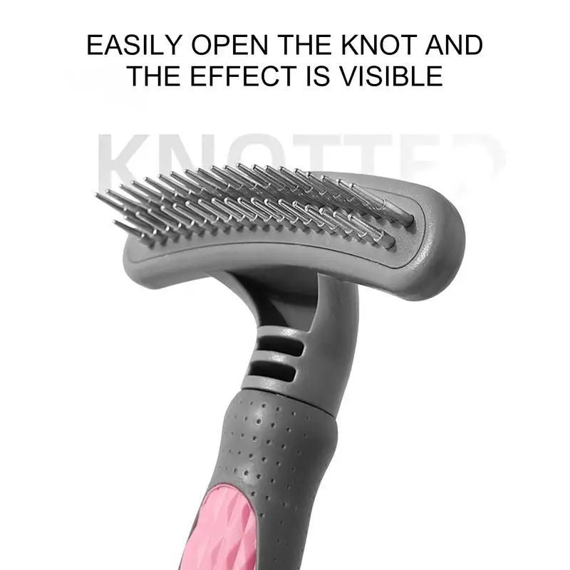 Pet Grooming Comb for cats and dogs with hair removal brush