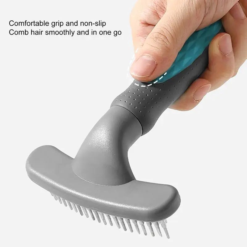 Pet Grooming Comb for cats and dogs with hair removal brush