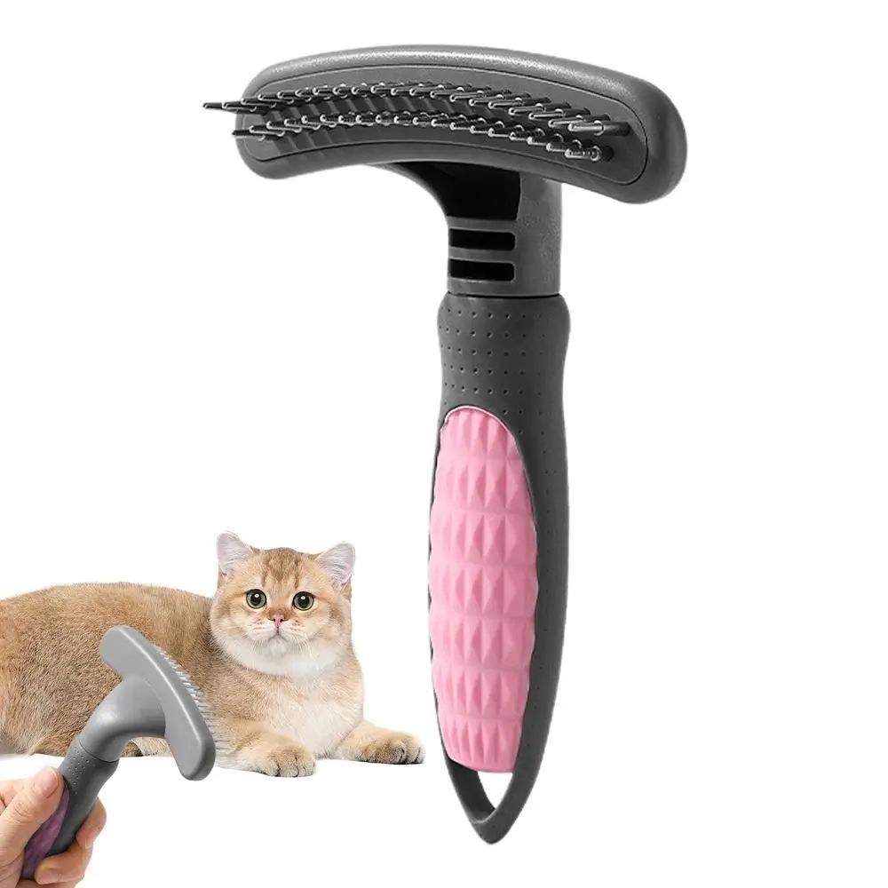Pet Grooming Comb for cats and dogs with hair removal brush